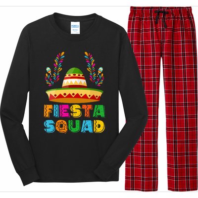 Cinco De Mayo Fiesta Squad Family Matching Group Long Sleeve Pajama Set