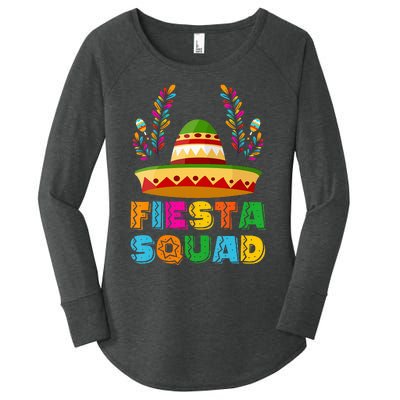 Cinco De Mayo Fiesta Squad Family Matching Group Women's Perfect Tri Tunic Long Sleeve Shirt