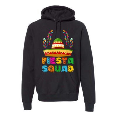 Cinco De Mayo Fiesta Squad Family Matching Group Premium Hoodie