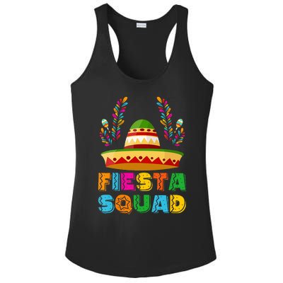 Cinco De Mayo Fiesta Squad Family Matching Group Ladies PosiCharge Competitor Racerback Tank