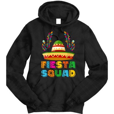 Cinco De Mayo Fiesta Squad Family Matching Group Tie Dye Hoodie