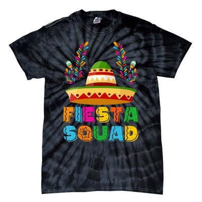 Cinco De Mayo Fiesta Squad Family Matching Group Tie-Dye T-Shirt