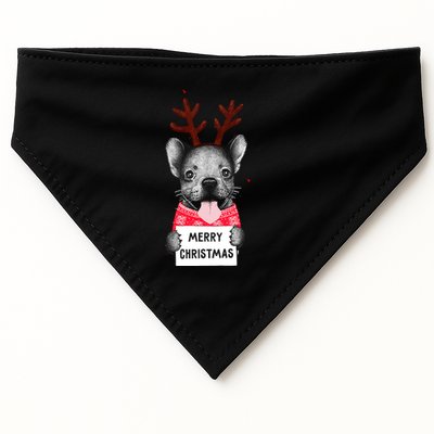 Christmas Dog Merry Christmas USA-Made Doggie Bandana