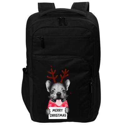 Christmas Dog Merry Christmas Impact Tech Backpack