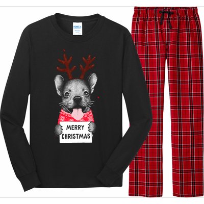 Christmas Dog Merry Christmas Long Sleeve Pajama Set