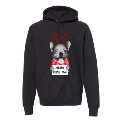 Christmas Dog Merry Christmas Premium Hoodie