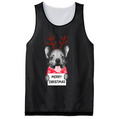 Christmas Dog Merry Christmas Mesh Reversible Basketball Jersey Tank