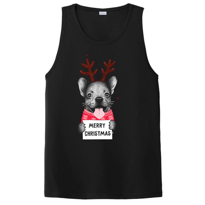 Christmas Dog Merry Christmas PosiCharge Competitor Tank