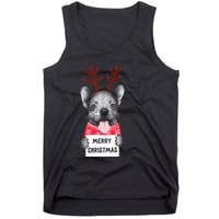 Christmas Dog Merry Christmas Tank Top