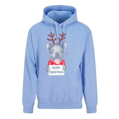 Christmas Dog Merry Christmas Unisex Surf Hoodie