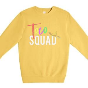 Cinco De Mayo Taco Squad Design To Celebrate A Fiesta Premium Crewneck Sweatshirt