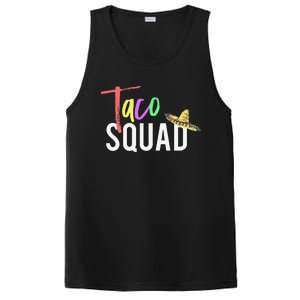 Cinco De Mayo Taco Squad Design To Celebrate A Fiesta PosiCharge Competitor Tank