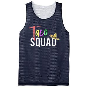 Cinco De Mayo Taco Squad Design To Celebrate A Fiesta Mesh Reversible Basketball Jersey Tank