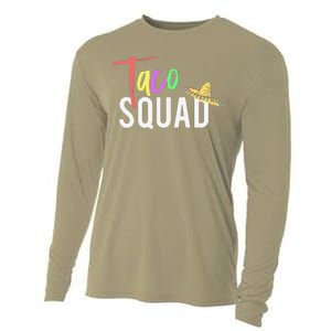 Cinco De Mayo Taco Squad Design To Celebrate A Fiesta Cooling Performance Long Sleeve Crew