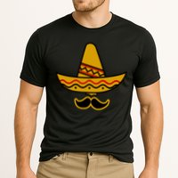 Cinco De Mayo Mustache Sombrero Funny Cooling Performance Crew T-Shirt