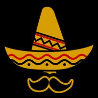 Cinco De Mayo Mustache Sombrero Funny Cooling Performance Crew T-Shirt
