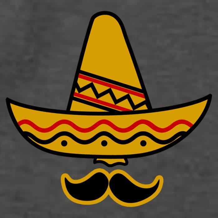Cinco De Mayo Mustache Sombrero Funny Vector Backpack