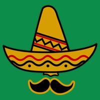Cinco De Mayo Mustache Sombrero Funny Baby Bodysuit