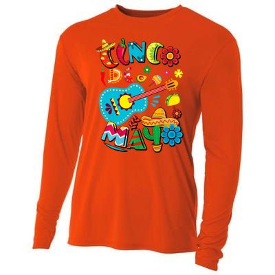 Cinco De Mayo Mexican Fiesta 5 De Mayo Viva Mexico Cooling Performance Long Sleeve Crew