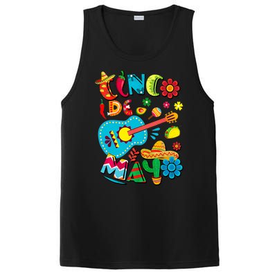 Cinco De Mayo Mexican Fiesta 5 De Mayo Viva Mexico PosiCharge Competitor Tank