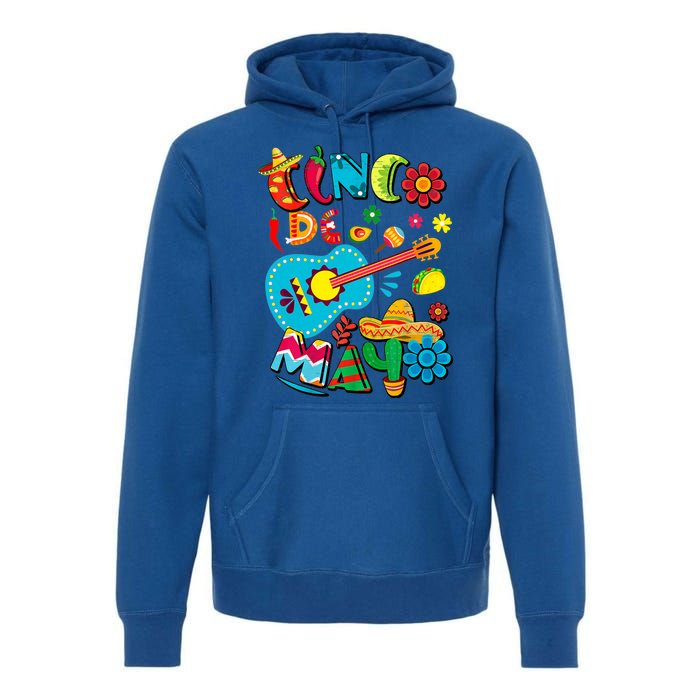 Cinco De Mayo Mexican Fiesta 5 De Mayo Viva Mexico Premium Hoodie