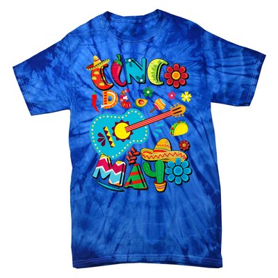 Cinco De Mayo Mexican Fiesta 5 De Mayo Viva Mexico Tie-Dye T-Shirt