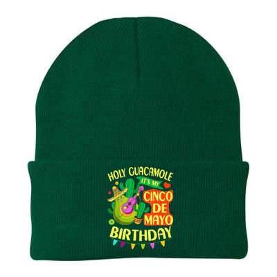 Cinco De Mayo Birthday Holy Guacamole Mexican Gift Knit Cap Winter Beanie