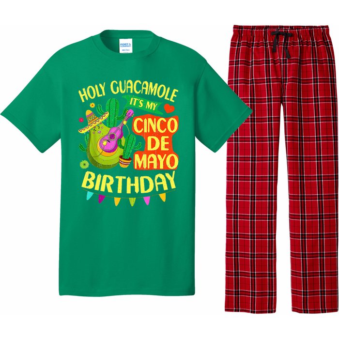 Cinco De Mayo Birthday Holy Guacamole Mexican Gift Pajama Set