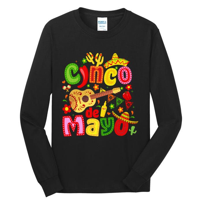 Cinco De Mayo Mexican Fiesta 5 De Mayo Tall Long Sleeve T-Shirt