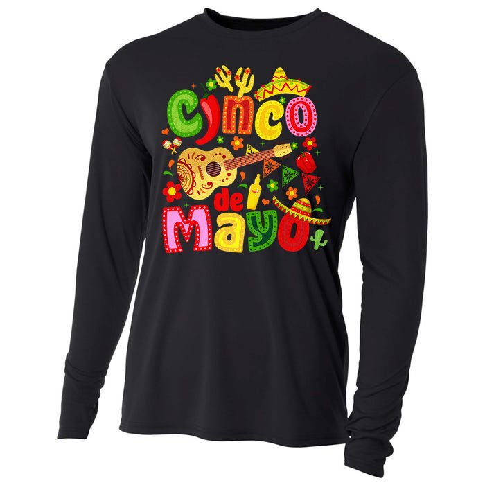 Cinco De Mayo Mexican Fiesta 5 De Mayo Cooling Performance Long Sleeve Crew