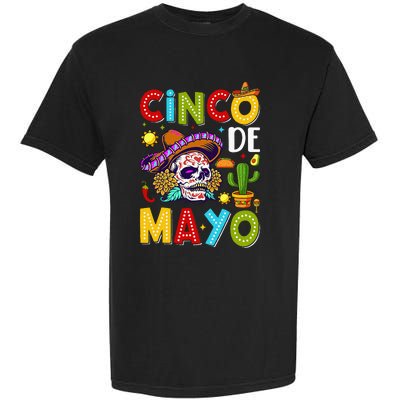 Cinco De Mayo Mexican Fiesta Squad 5 De Mayo Garment-Dyed Heavyweight T-Shirt