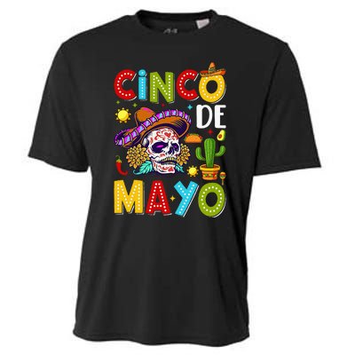 Cinco De Mayo Mexican Fiesta Squad 5 De Mayo Cooling Performance Crew T-Shirt