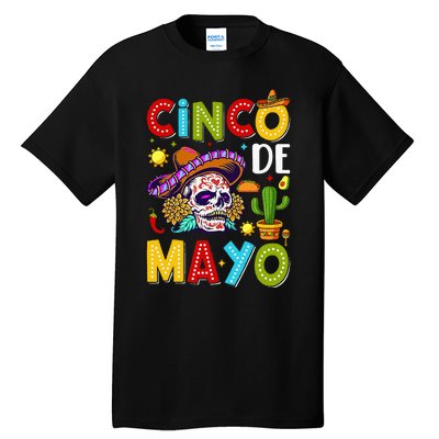 Cinco De Mayo Mexican Fiesta Squad 5 De Mayo Tall T-Shirt