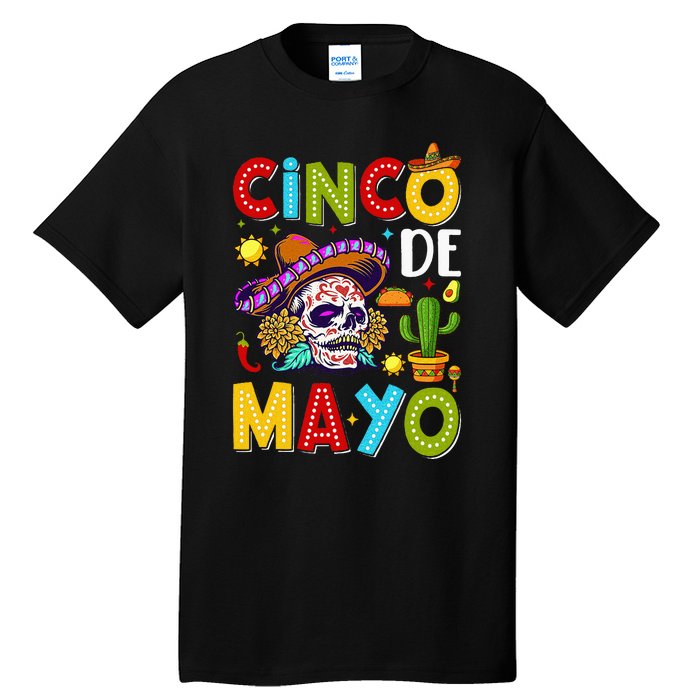 Cinco De Mayo Mexican Fiesta Squad 5 De Mayo Tall T-Shirt