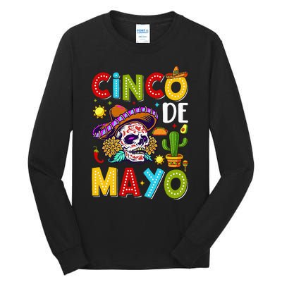 Cinco De Mayo Mexican Fiesta Squad 5 De Mayo Tall Long Sleeve T-Shirt