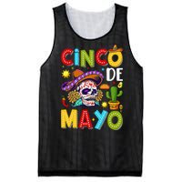 Cinco De Mayo Mexican Fiesta Squad 5 De Mayo Mesh Reversible Basketball Jersey Tank