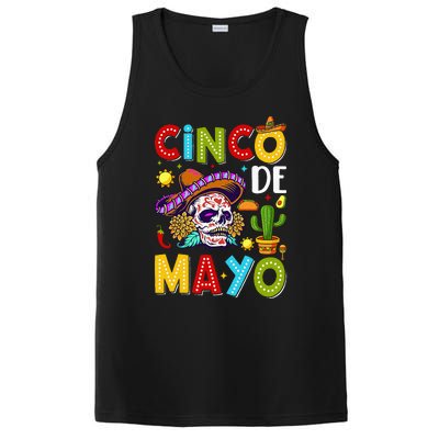 Cinco De Mayo Mexican Fiesta Squad 5 De Mayo PosiCharge Competitor Tank