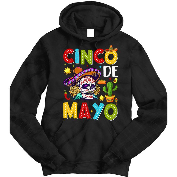 Cinco De Mayo Mexican Fiesta Squad 5 De Mayo Tie Dye Hoodie