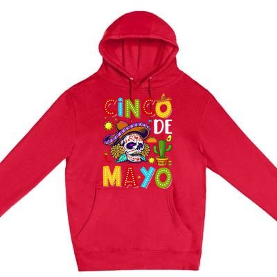 Cinco De Mayo Mexican Fiesta Squad 5 De Mayo Premium Pullover Hoodie