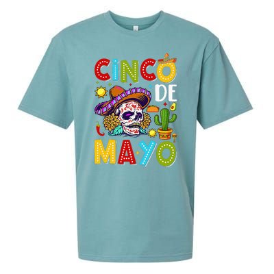 Cinco De Mayo Mexican Fiesta Squad 5 De Mayo Sueded Cloud Jersey T-Shirt