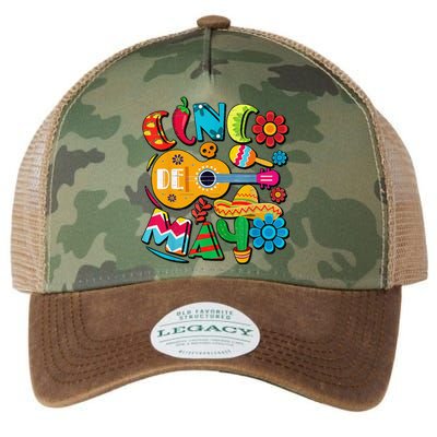 Cinco De Mayo Mexican Fiesta 5 De Mayo Legacy Tie Dye Trucker Hat