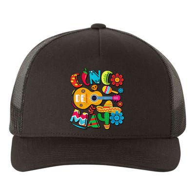 Cinco De Mayo Mexican Fiesta 5 De Mayo Yupoong Adult 5-Panel Trucker Hat