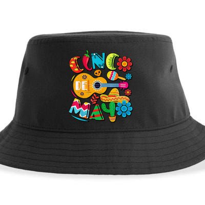 Cinco De Mayo Mexican Fiesta 5 De Mayo Sustainable Bucket Hat