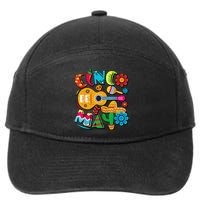 Cinco De Mayo Mexican Fiesta 5 De Mayo 7-Panel Snapback Hat