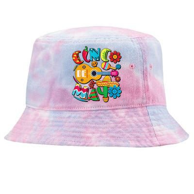 Cinco De Mayo Mexican Fiesta 5 De Mayo Tie-Dyed Bucket Hat