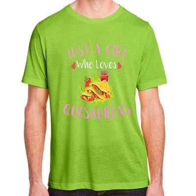 Cinco De Mayo Just A Who Loves Quesadillas Adult ChromaSoft Performance T-Shirt