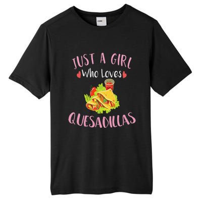 Cinco De Mayo Just A Who Loves Quesadillas Tall Fusion ChromaSoft Performance T-Shirt