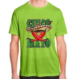 Cinco De Mayo Lets Celebrate With Hot Chilli Adult ChromaSoft Performance T-Shirt