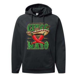 Cinco De Mayo Lets Celebrate With Hot Chilli Performance Fleece Hoodie