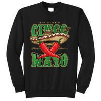 Cinco De Mayo Lets Celebrate With Hot Chilli Tall Sweatshirt